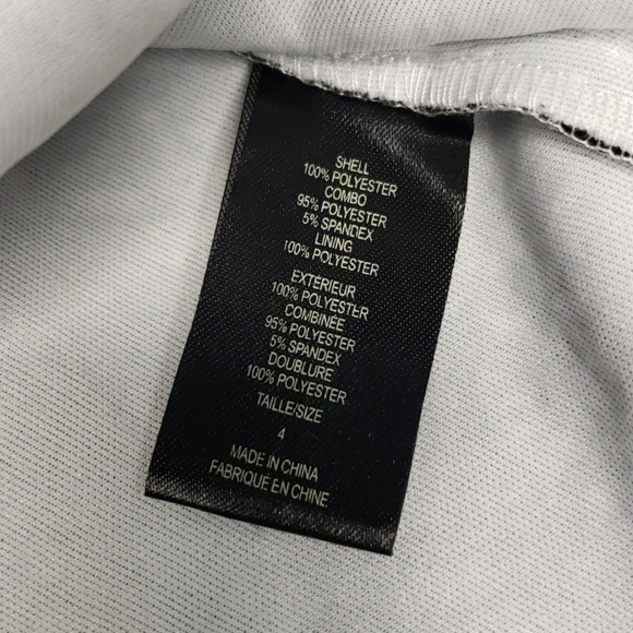 Jessica Simpson Bonded Lace Cold Shoulder Dress 4 - Picture 9 of 9